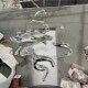 酒店大堂雕塑玻璃钢电镀天花装 置售楼处别墅空中吊顶艺术品吊饰