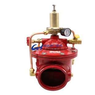 持压泄压阀500X沟槽式稳压泄水阀刚卡连接超压安全自动泄水控制阀