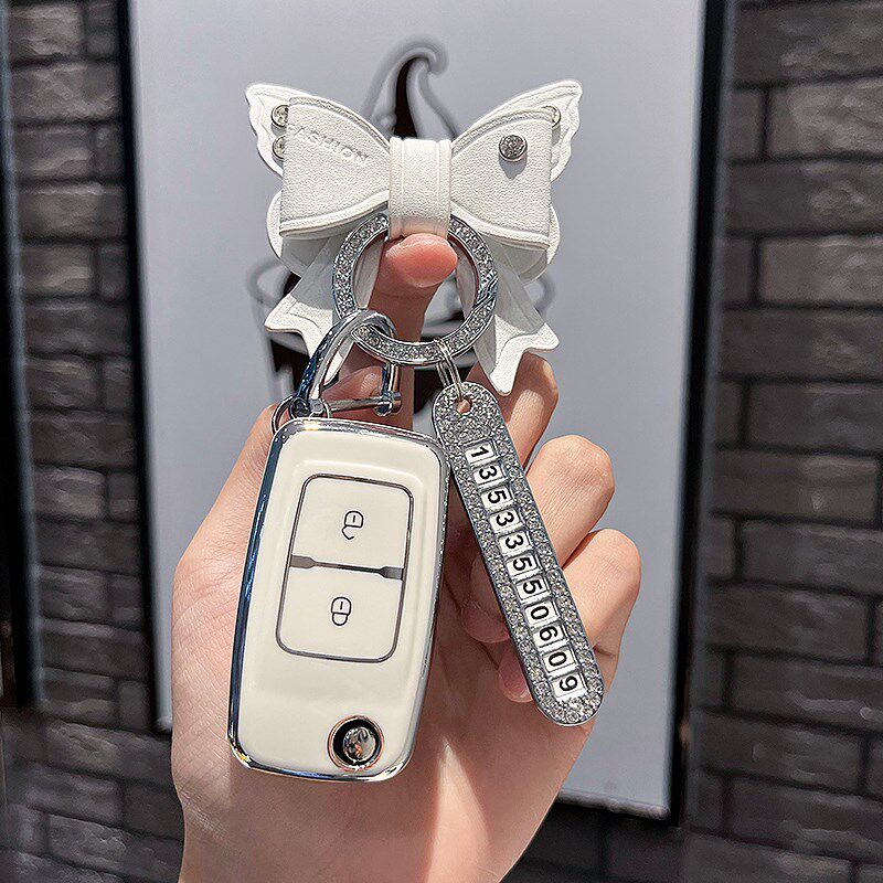 奇瑞风云2钥匙包 E5 旗云3钥匙套a3 开瑞K50汽车遥控锁匙壳扣包