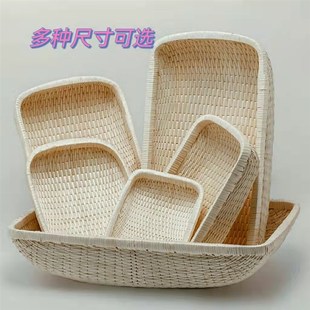 手工柳编筐笸箩藤编收纳筐卤菜现捞箩筐馒头筐干果炒货簸箩长方形