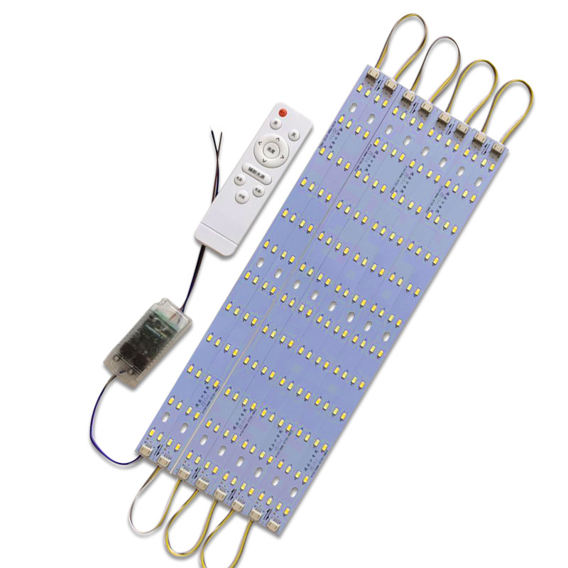 LED遥控器无极调光灯板 吸顶灯改造光源 LED灯条 灯带 5730灯带