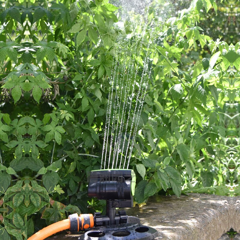 桥梁梁场养护园林草坪自动摇摆洒水器旋转喷头浇水浇花神器降温