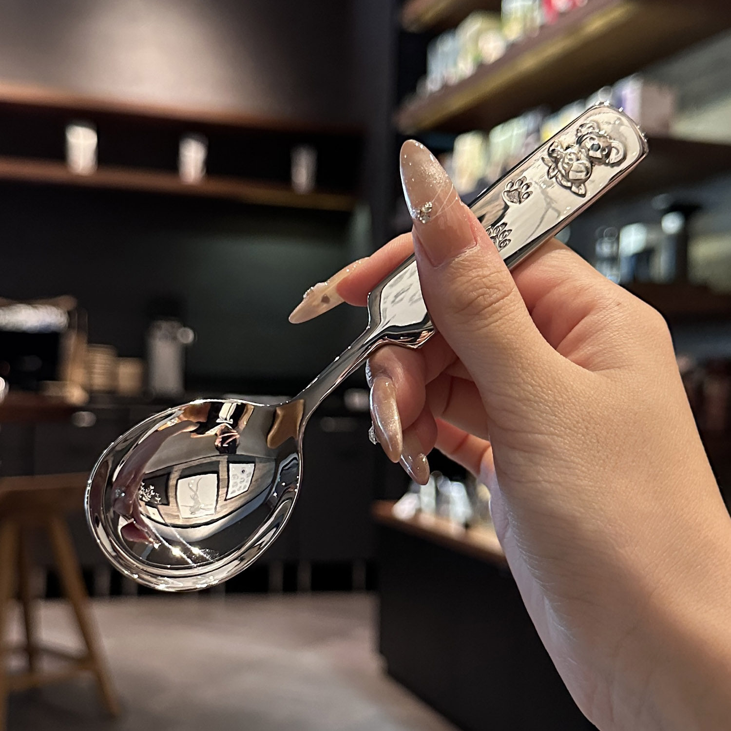 【古亦家出口餐勺】考拉卡通316不锈钢儿童吃饭勺喝汤匙深头勺,婴童用品,儿童勺,淘宝优惠券,粉丝福利购,淘宝优惠卷