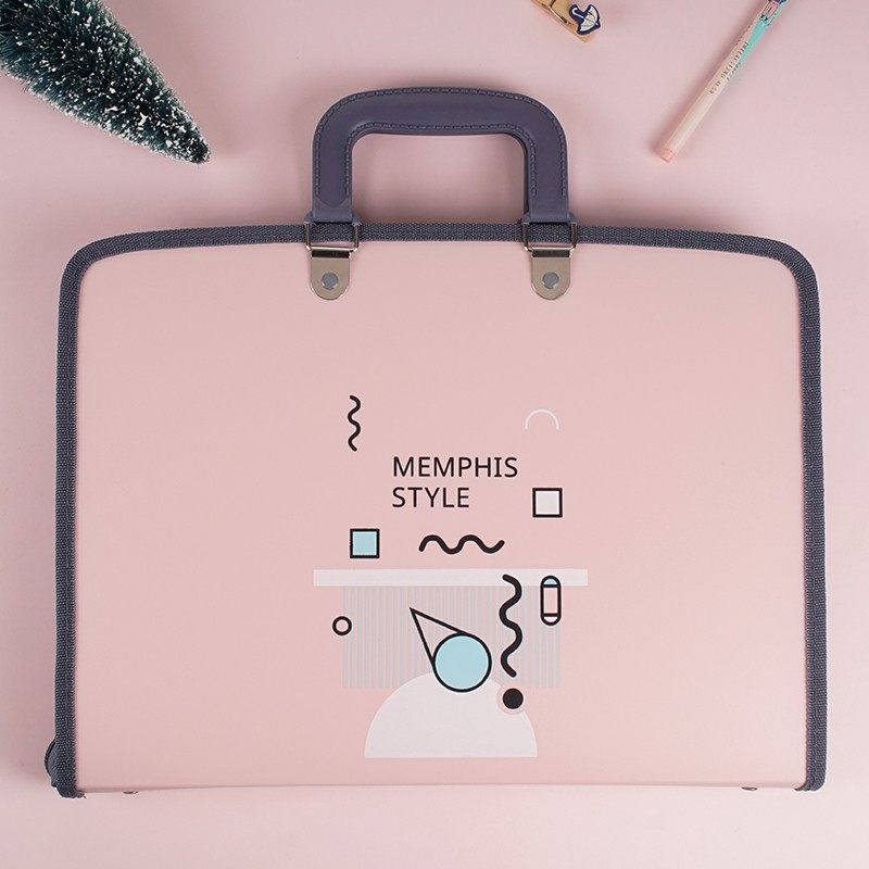 康百风琴包可爱学生用手提试卷夹13格拉链文件夹大容量收纳包a4多,文具电教/文化用品/商务用品,文件夹/试卷夹,淘宝优惠券,粉丝福利购,淘宝优惠卷