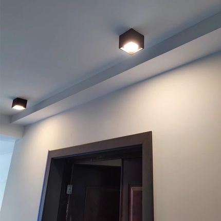 客厅明装斗胆灯无主灯led射灯智能三头阳台筒灯过道卧室吸顶灯具