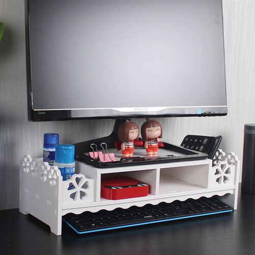 液晶电脑显示器增高架显示屏笔记本电脑双层办公桌面托架底座支架