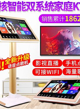 仙之音 家庭KTV点歌机套装 家用触摸屏语音点唱一体机音响K歌全套