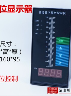 智能数字显示控制仪单光柱测控仪液位显示器仪表双路显示上下限
