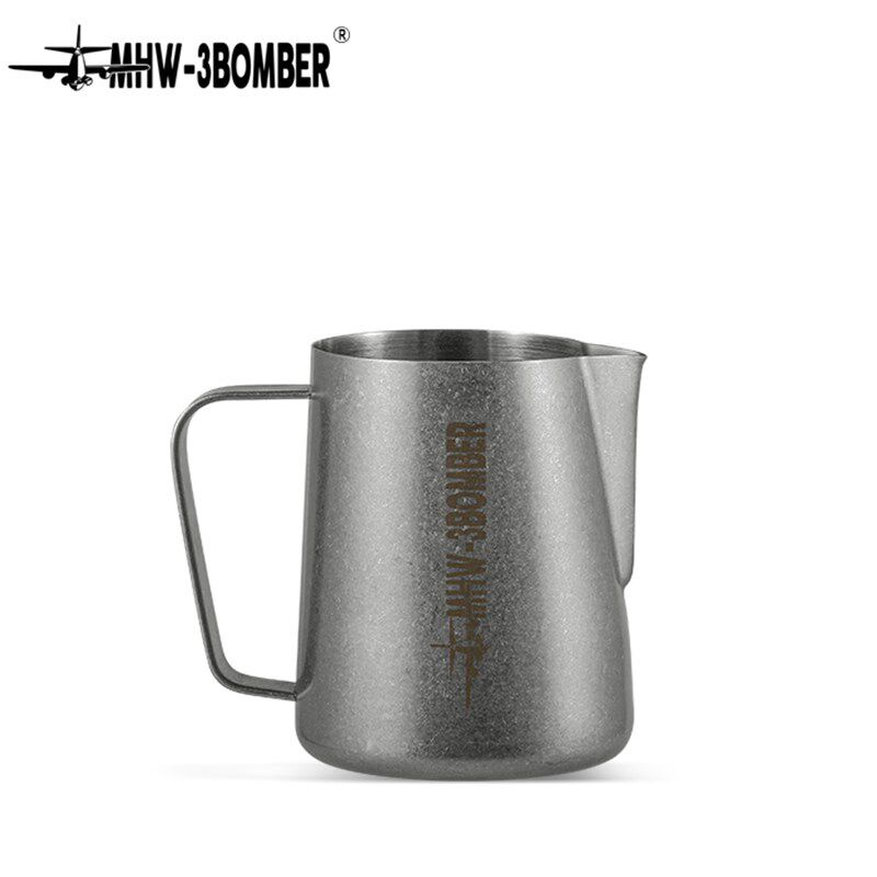 MHW-3BOMBER轰炸机不锈钢咖啡拉花缸 尖嘴打奶泡杯600ml经典版3.0