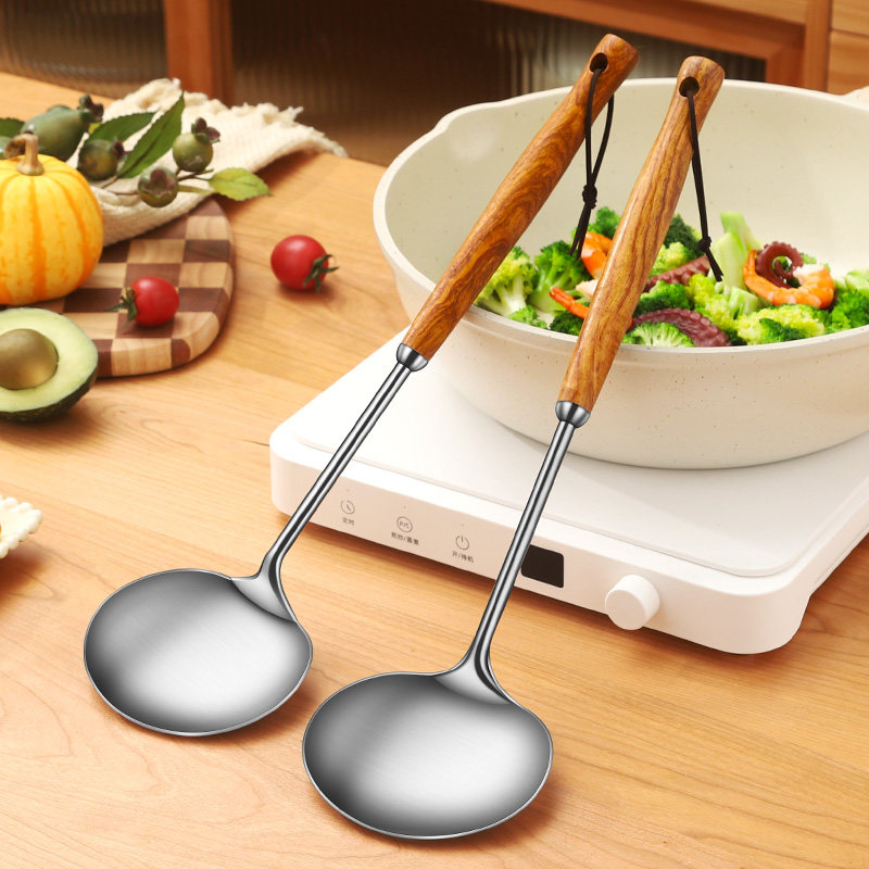 锅铲316不锈钢炒勺厨师专用炒菜铲子勺子厨具汤勺贵州长柄圆菜勺,厨房/烹饪用具,锅铲,淘宝优惠券,粉丝福利购,淘宝优惠卷