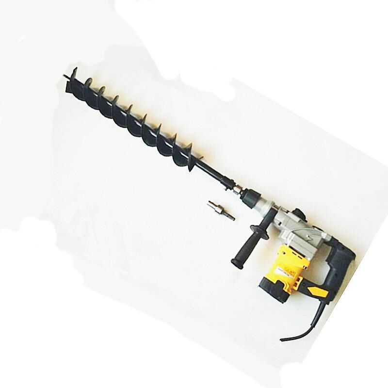 冲击钻电锤专用螺旋钻头/地钻钻头/大棚挖坑打桩工程打孔开孔钻头,农机/农具/农膜,电动采茶机,淘宝优惠券,粉丝福利购,淘宝优惠卷