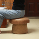 蘑菇矮凳客厅沙发凳实木换鞋 小圆坐墩凳子板凳 凳创意圆凳家用时尚