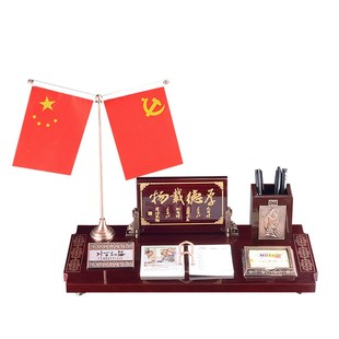 2022年高档商务礼品办公桌面日历摆件创意笔筒木质台历架定制