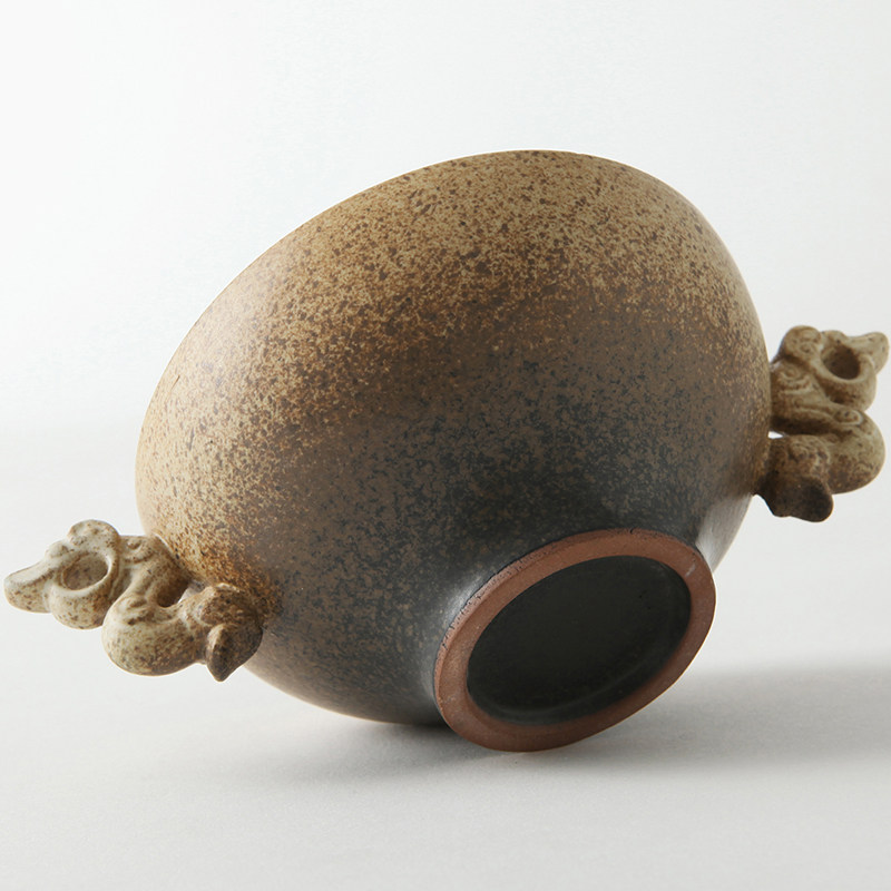 功夫茶具陶瓷大号茶杯复古茶碗创意酒杯碗主人单杯粗陶品茗杯双龙,餐饮具,茶杯,淘宝优惠券,粉丝福利购,淘宝优惠卷