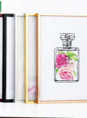 龙慧MJ-178定制A4铝合金镜框型材线条 铝合金相框画框 挂墙 摆台