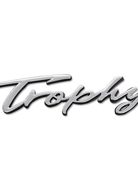 第三代名爵6名爵5车标Trophy英文标个性纪念贴高配金属车身贴改装