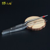 耳镊子专业采耳工具套装 16厘米手工打磨镊子夹子尖头清洁小头捏子