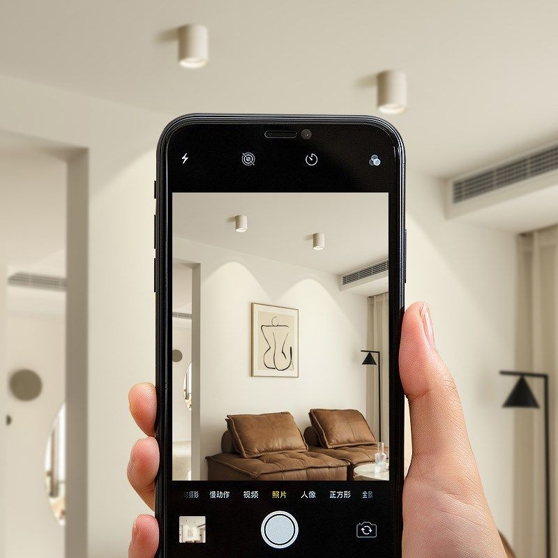 可调角度led筒灯射灯明装可折叠免开孔桶灯客厅背景墙玄关天花灯,家装灯饰光源,明装射灯,淘宝优惠券,粉丝福利购,淘宝优惠卷