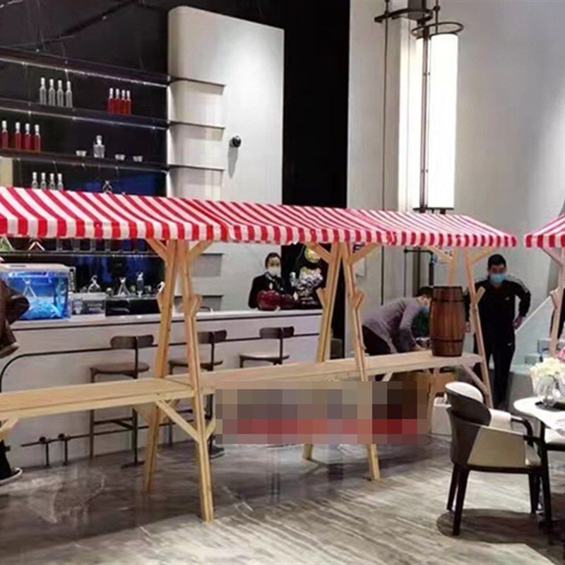 集市广场商业街摊位夜市招商活动棚商场展示架多功能摆摊移动货架