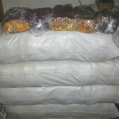 600克劳保手套棉纱手套劳动工作红纱线手套整件江浙沪 包邮