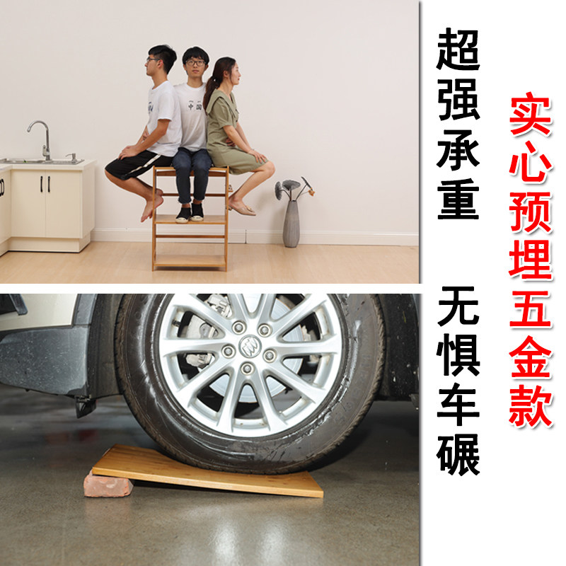 带滑轮厨房置物架烤箱微波炉架子落地多层收纳柜实木多功能可移动