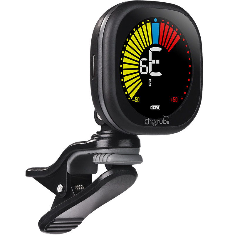 小天使调音器吉他尤克里里小提琴专用电子自动校音可充电调弦定音