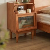 卧室床边柜实木床头柜简约储物柜迷你床头桌简易北欧小户型收纳柜