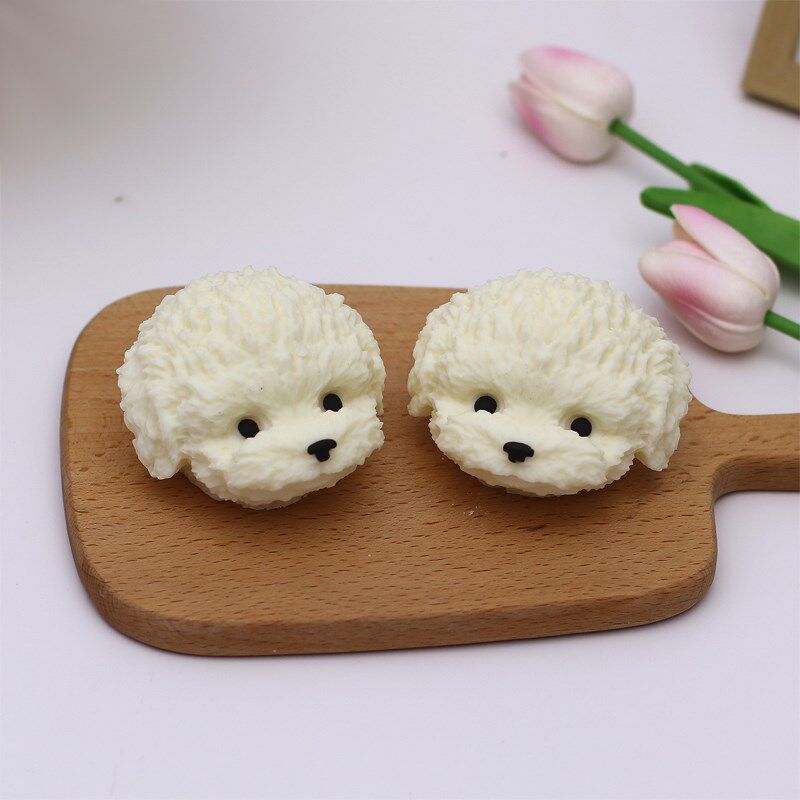 小狗巧克力生日蛋糕装饰奶油小狗节日装扮用品