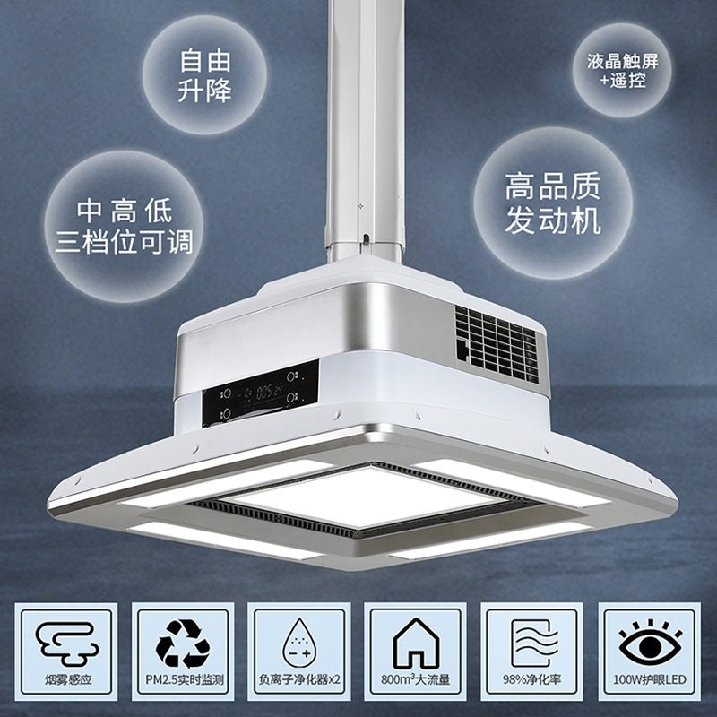 麻将机吸烟灯空气净化灯可自由升降吊灯直排茶楼馆棋牌室专用吊灯,家装灯饰光源,麻将房吊灯,淘宝优惠券,粉丝福利购,淘宝优惠卷