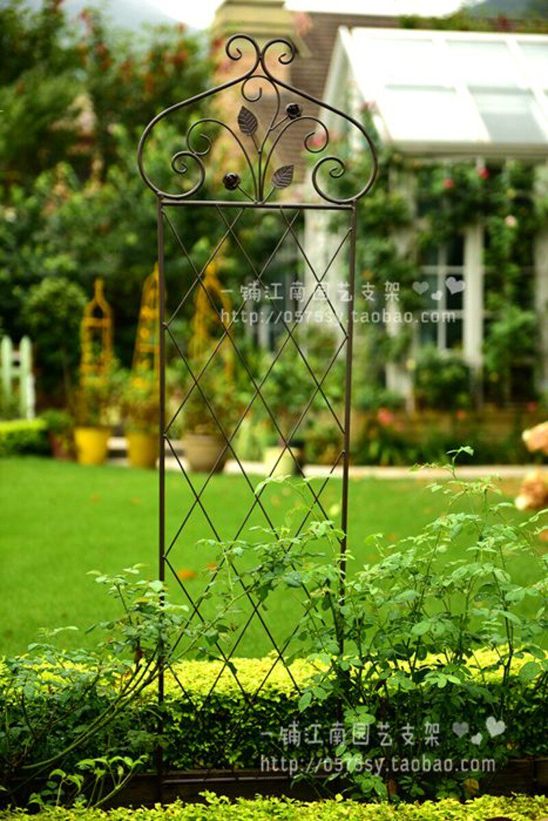 铁艺网格玫瑰花插爬藤架 田园植物攀爬架屏风篱笆花插158元2片,鲜花速递/花卉仿真/绿植园艺,花架,淘宝优惠券,粉丝福利购,淘宝优惠卷