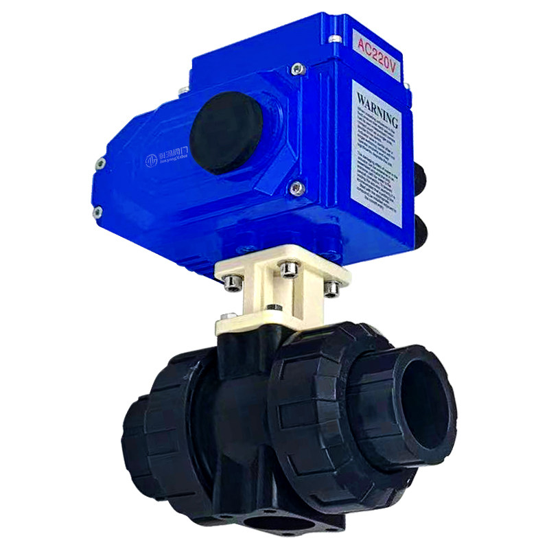 电动PVC塑料球阀Q911F耐酸碱PPH双由令承插球阀防爆丝口塑料阀门1,五金/工具,球阀,淘宝优惠券,粉丝福利购,淘宝优惠卷