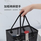 洗澡包浴兜手提洗漱袋子男女澡堂拎包网眼沥水收纳包大容量游泳筐