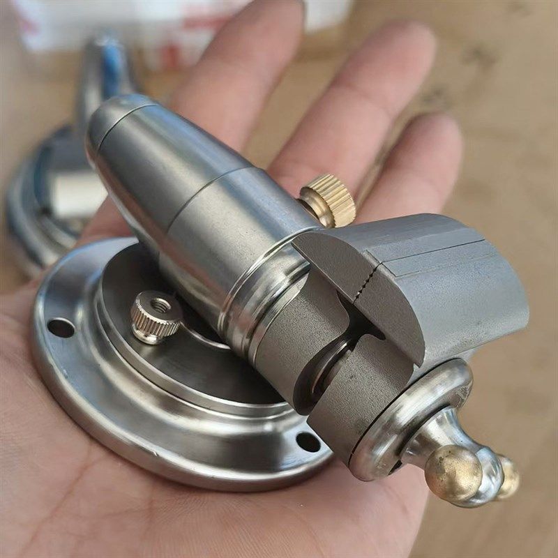 手工1.2寸迷你304不锈钢小台钳手作手表维修小钢炮台钳桌虎钳夹具