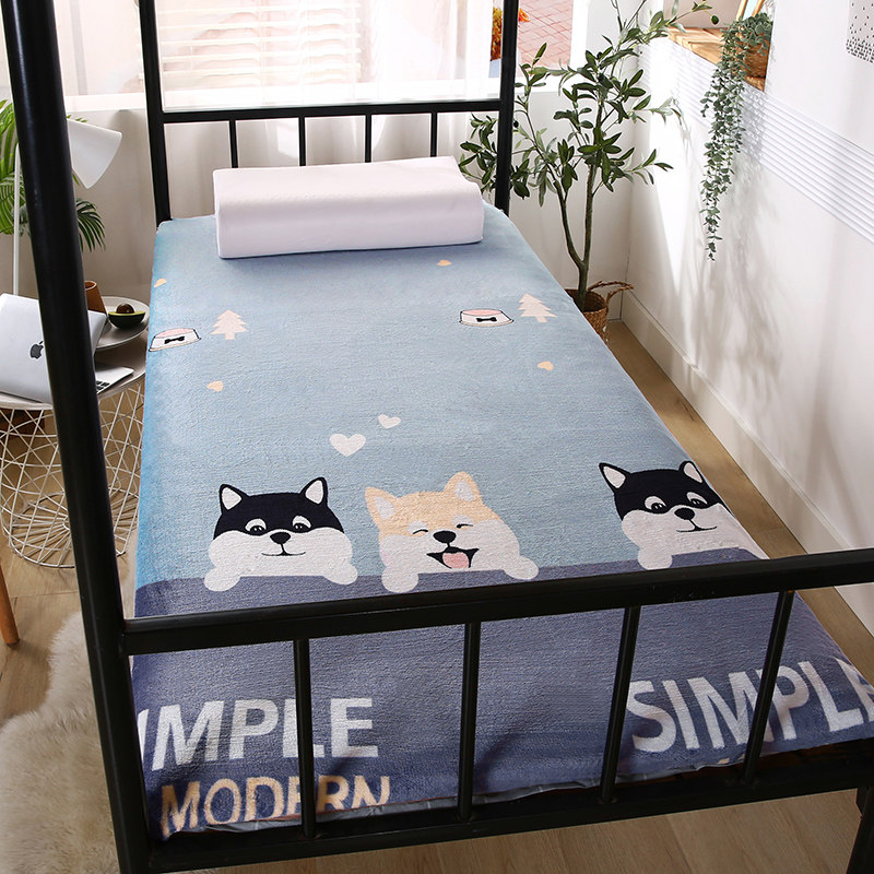 法兰绒床垫保护套全包拉链乳胶垫学生宿舍被罩套单人床垫套可拆卸,床上用品,床单,淘宝优惠券,粉丝福利购,淘宝优惠卷