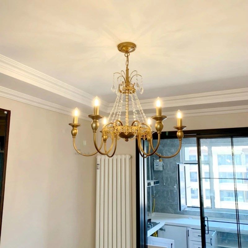 【梦回唐顿】复古金色吊灯 北欧乡村 vintage 美式 怀旧 中古风,家装灯饰光源,客厅吊灯,淘宝优惠券,粉丝福利购,淘宝优惠卷