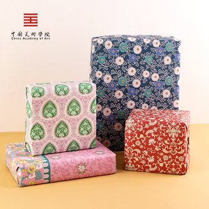 中国美术学院文创艺术包装纸传统中国风圣诞节老师生日结婚礼品纸