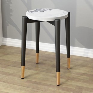 轻奢凳子家用时尚创意板凳客厅餐凳书房化妆凳快餐厅食堂可重叠凳