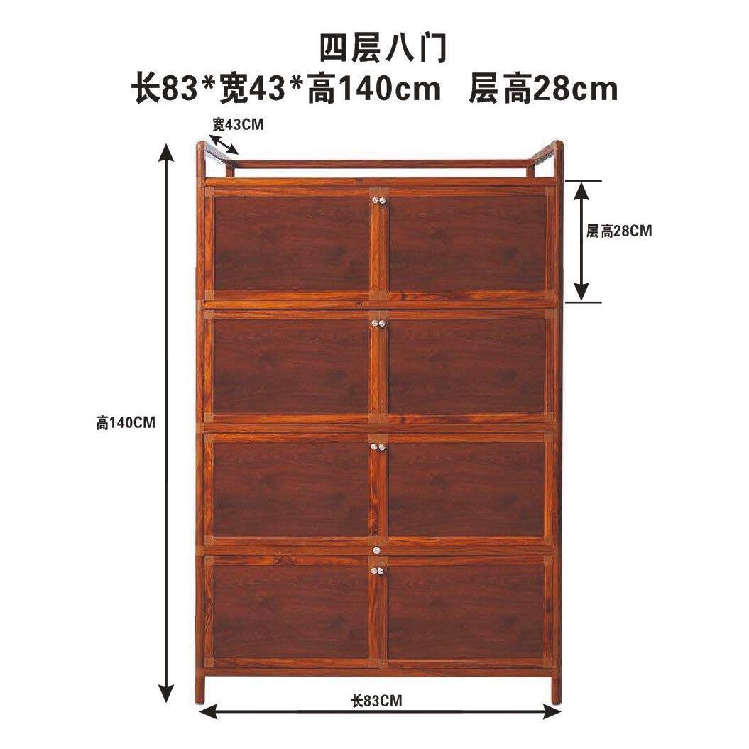 碗盘柜家用厨房整体橱柜简易多功能经济型铝合金阳台收纳柜瓦斯炉