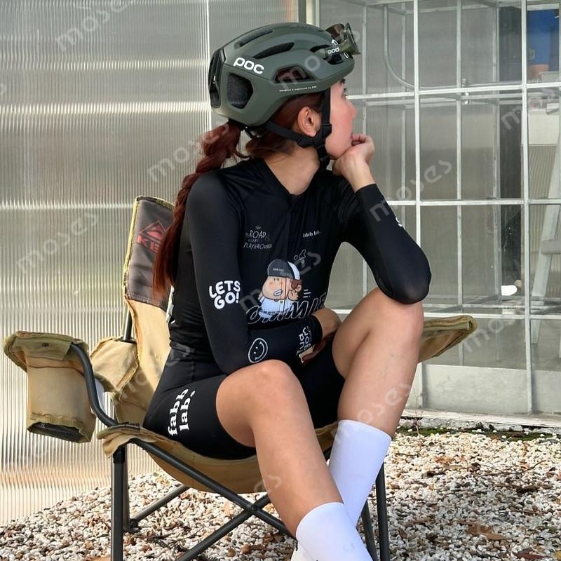 2025新款春秋骑行服女款长袖公路车自行车骑行上衣秋季骑行装备男