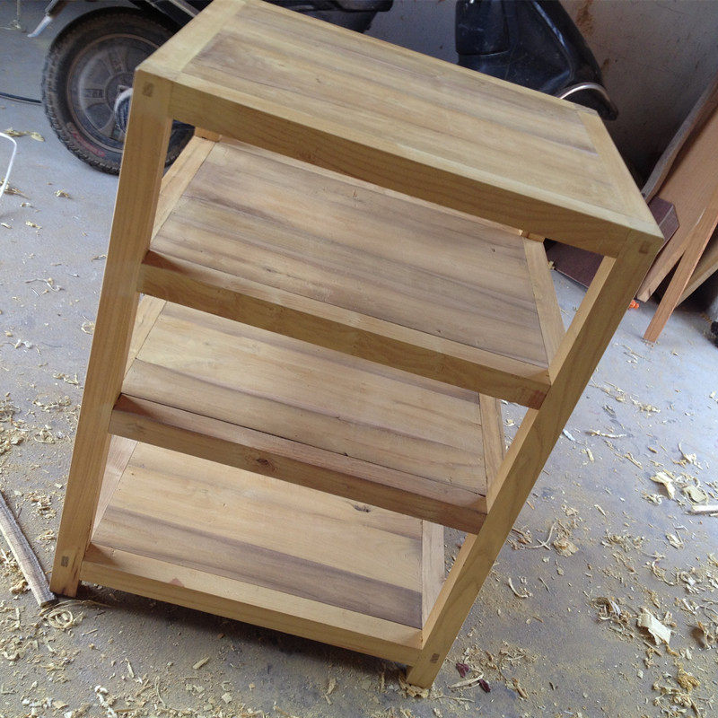 全实木原木硬木音响机架一二三四层机柜音响架设备柜功放音响定制