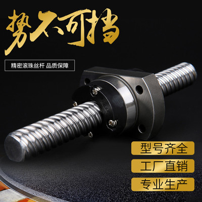 精密滚珠丝杆 大导程丝杠 双螺母SFE1616-5050型号齐全