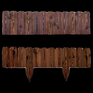 可弯曲花园围栏弧形栅栏草坪围挡菜地栅栏防腐木篱笆庭院栅栏花盆