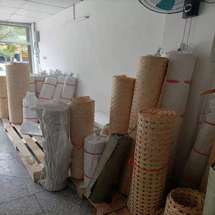 竹席吊顶 六角孔八角孔酒店民宿 墙裙 草席子 装饰装修 竹编