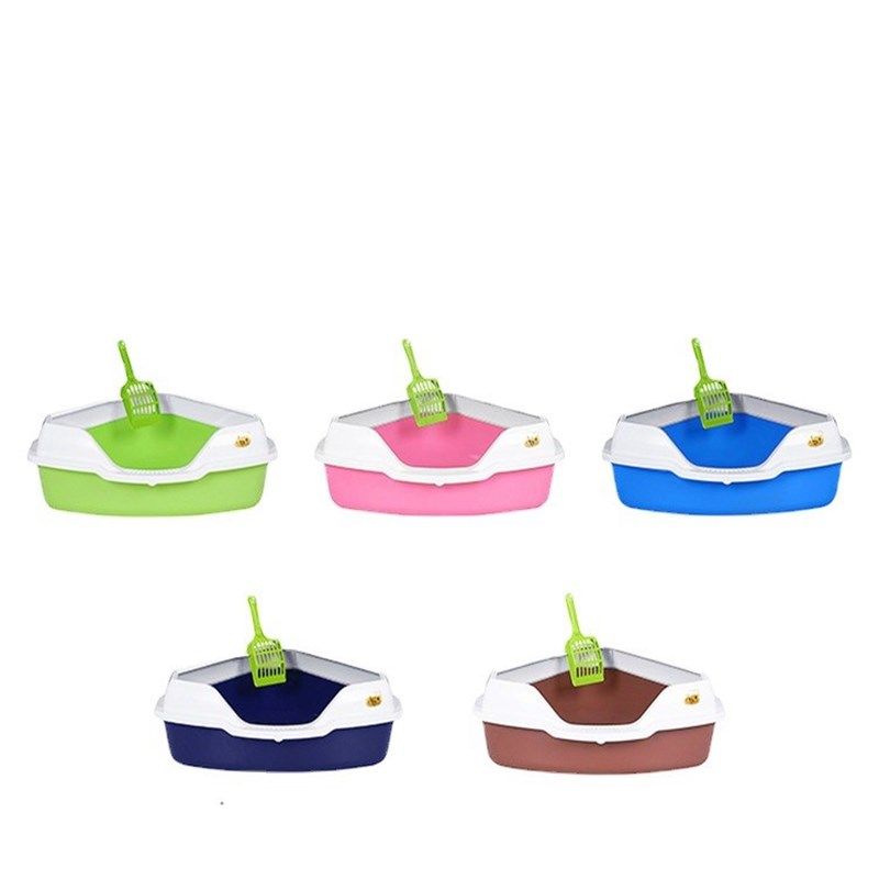 三角形猫砂盆半封闭式猫厕所高边防外溅猫便盆猫屎盆宠物清洁用品,宠物/宠物食品及用品,智能猫砂盆,淘宝优惠券,粉丝福利购,淘宝优惠卷