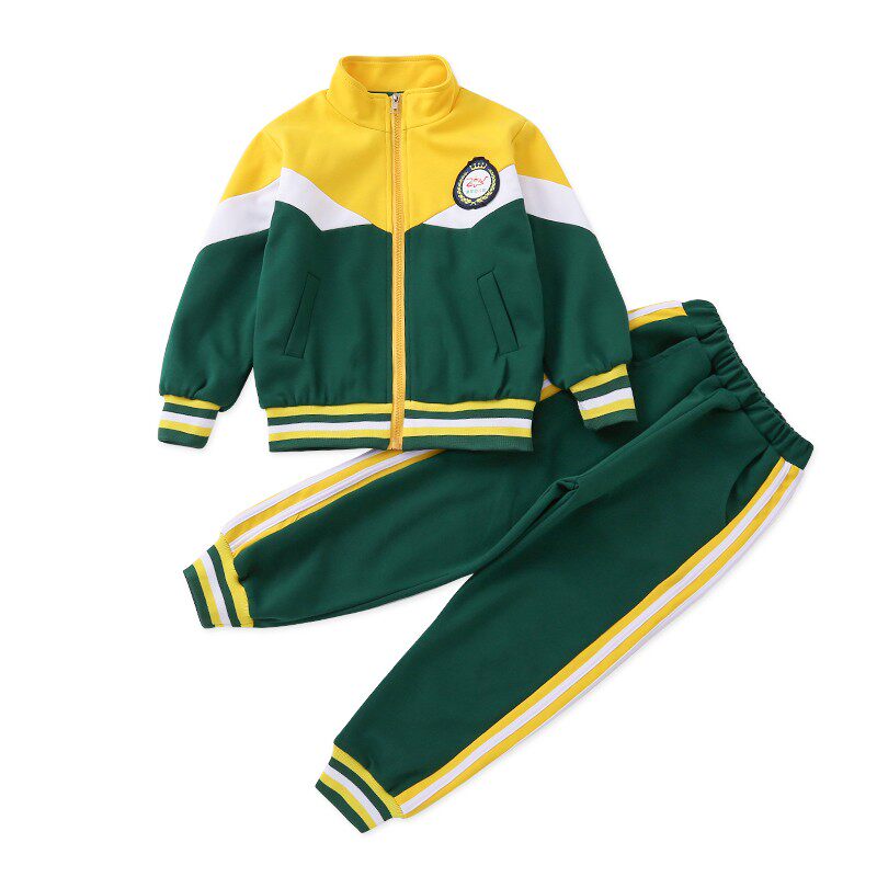 黄色幼儿园园服小班春秋装校服班服小学生英伦风秋冬款套装一年级