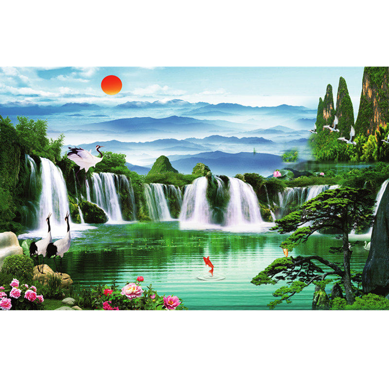 鱼缸背景贴纸画高清3d立体水族箱造景画鱼缸箱装饰外贴新款挂画,宠物/宠物食品及用品,底柜/落地缸,淘宝优惠券,粉丝福利购,淘宝优惠卷