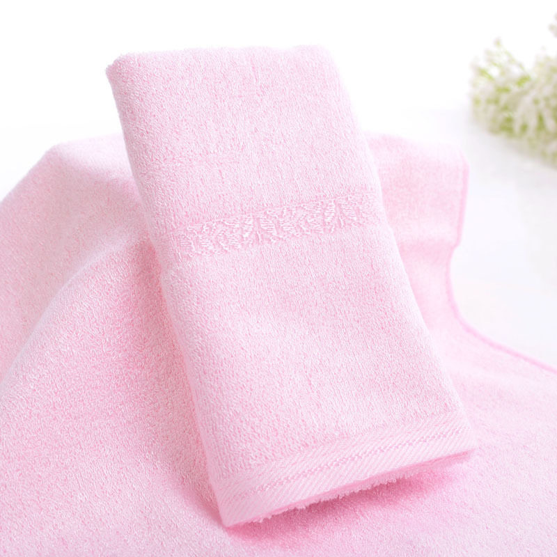 4条装 竹炭竹纤维儿童巾柔软吸水成人洗脸小毛巾情侣毛巾比纯棉好