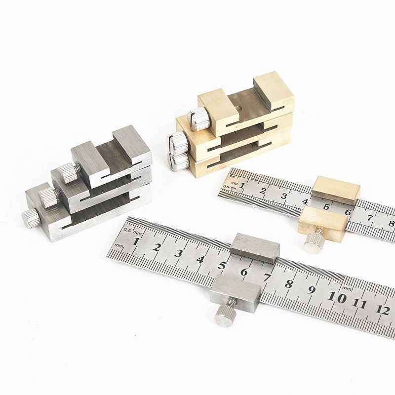 直尺限位块不锈钢定位块黄铜固定器1米50/30厘米15直尺卡块,五金/工具,其它紧固件,淘宝优惠券,粉丝福利购,淘宝优惠卷