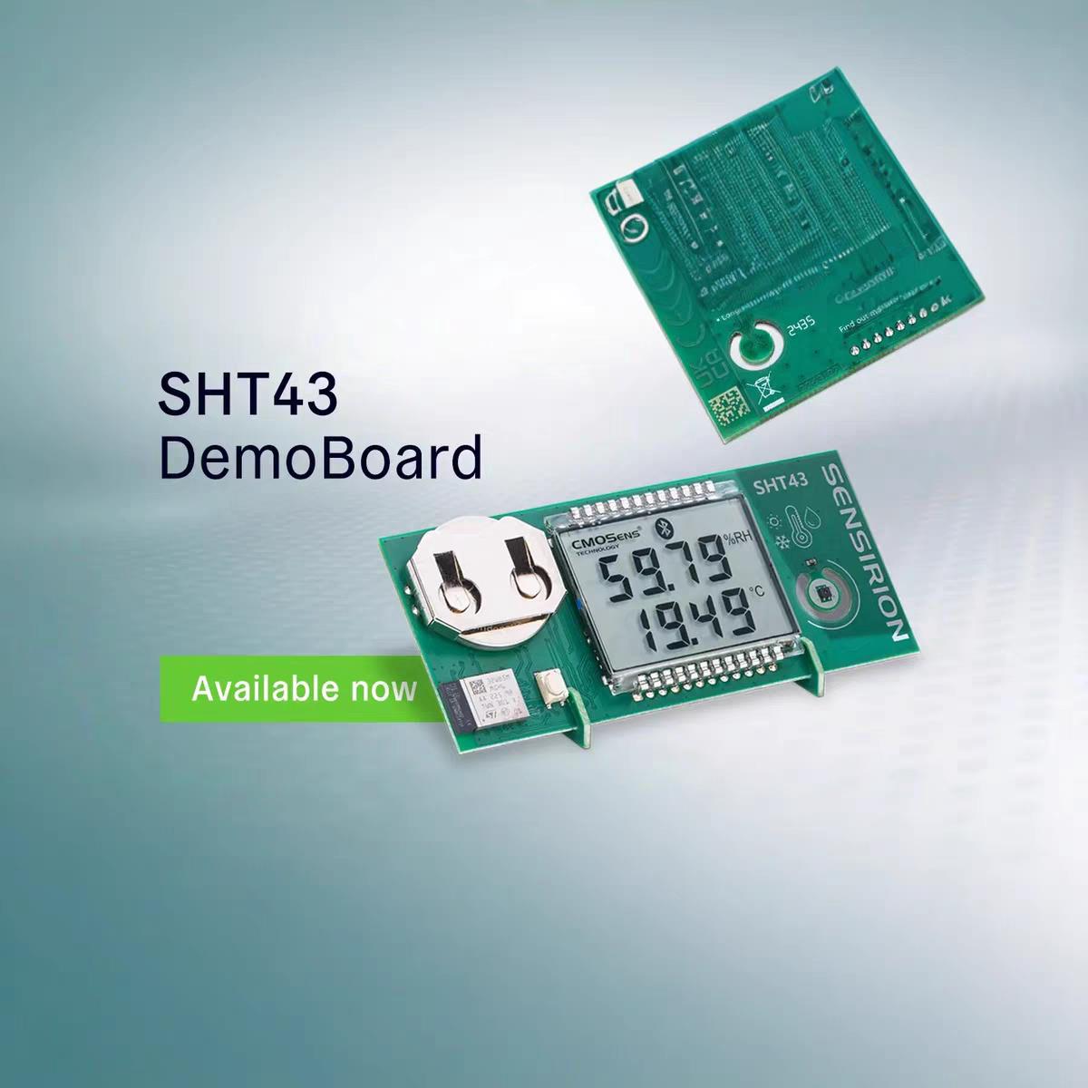 现货盛思瑞SENSIRION SHT43DemoBoard高精度温湿度计孵化专用