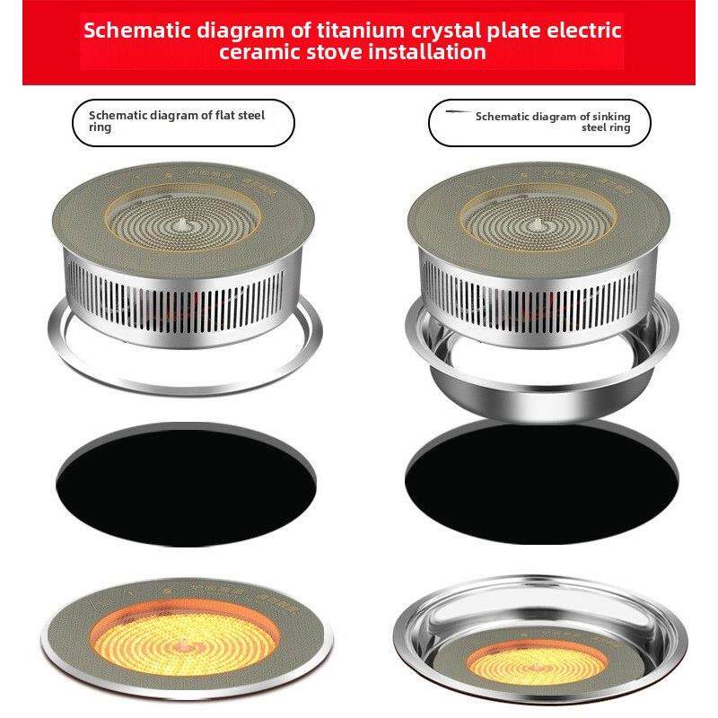 光明商用电陶炉嵌入式大功率圆形火锅店串串陶瓷砂锅用光波3000W